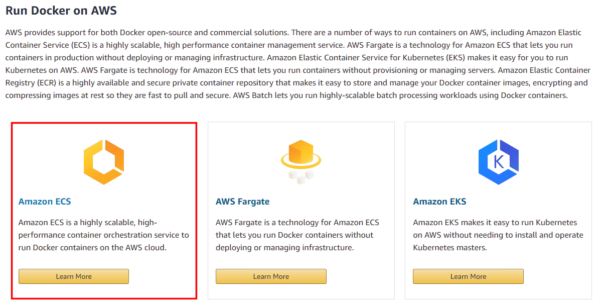 Running on Docker on AWS - EC2