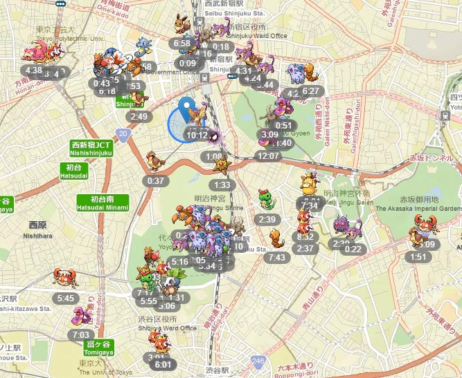 FastPokeMap update